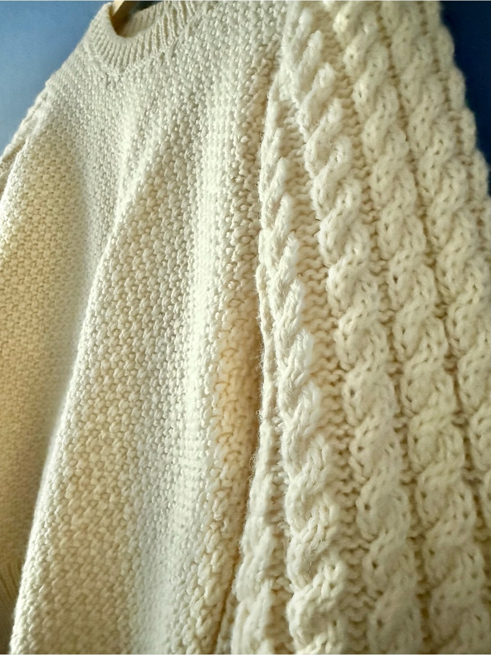 &Daughter Crewneck Chunky Wool Sweater - Small - Picture 6 of 11